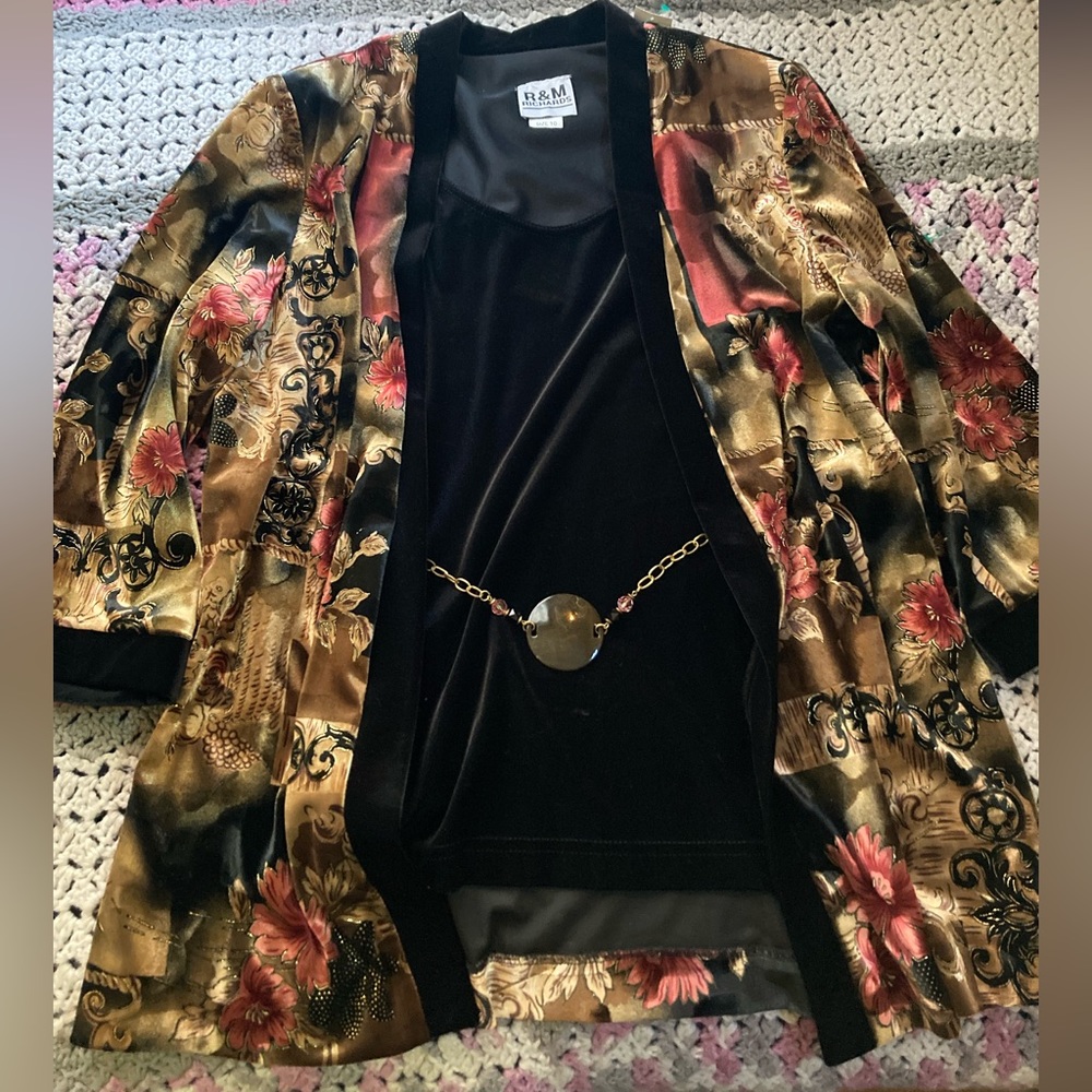 R&M Richards Chinese style size 10 jacket and undershirt